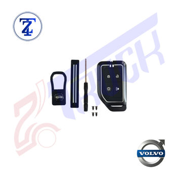 کاور ریموت رنگ مشکی - جنس سیلیکون و فلز - مناسب ولوو های FH500